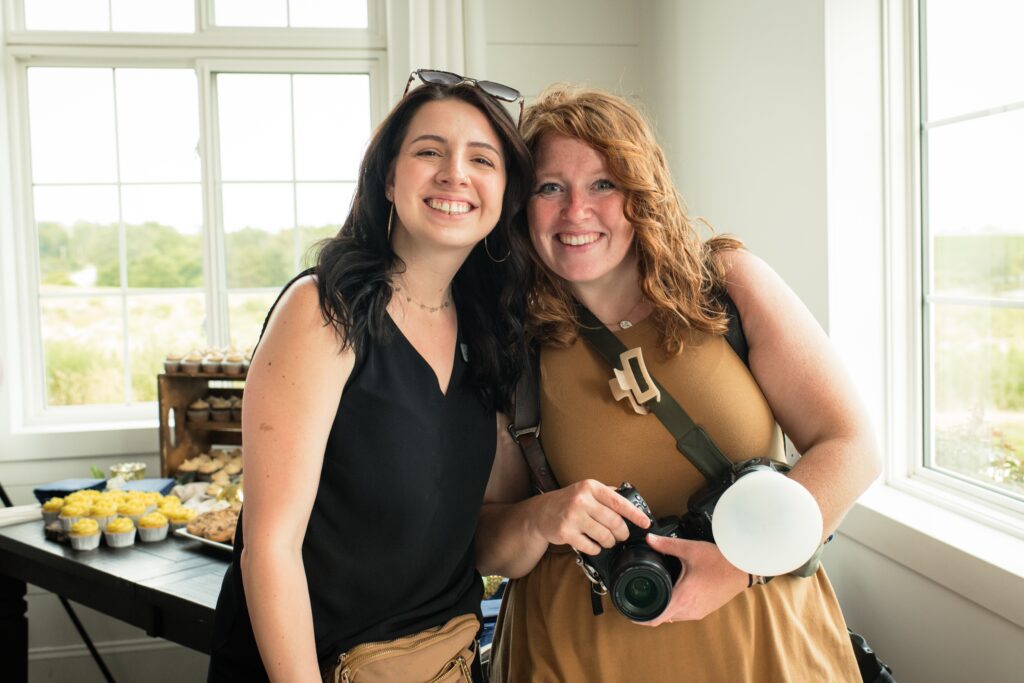 steph zimmerman and venue staff collaborating