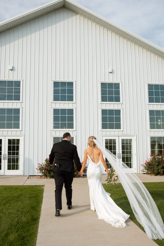 couple exiting their ceremony